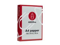 Kopieringspapper AllOffice Hålat vitt A4 5x80g